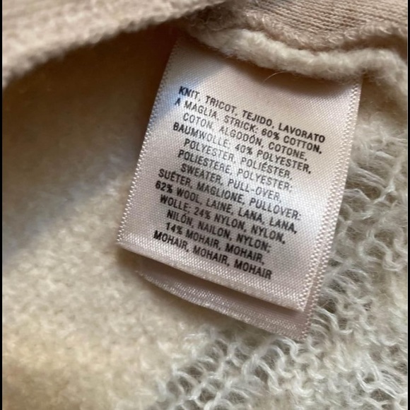 Anthropologie Wool and Mohair Lace Knit Sweater Cardigan - Picture 8 of 8